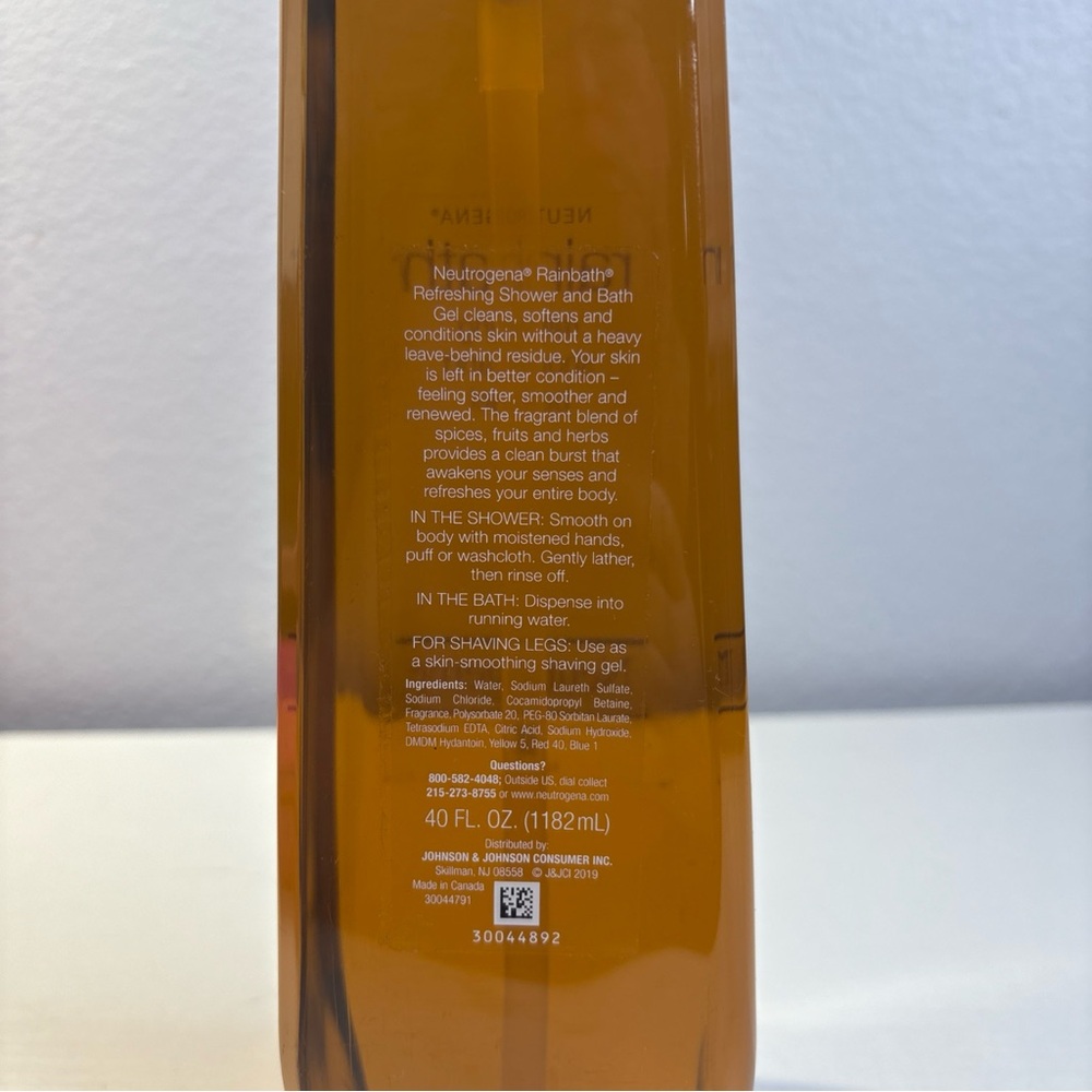 Neutrogena Rainbath 40oz refreshing shower and bath gel NEW - Picture 4 of 6